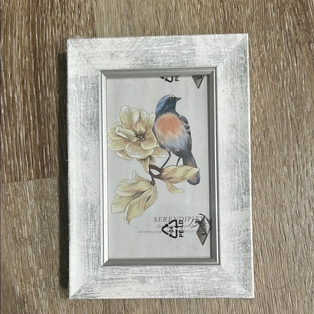 NWT Brushed Silver picture  Frame - 3x5 in